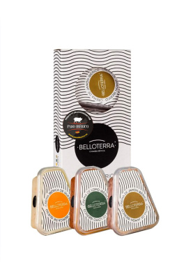 Estuche surtido de cremas (jamón, lomo y queso)