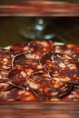 Bandeja de Chorizo de Bellota Ibérico de Guijuelo (Salamanca)