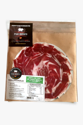 Bandeja de Jamón de Cebo de Campo 75% Raza Ibérica Brida Verde de Guijuelo (Salamanca)