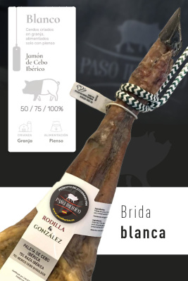 Paleta Ibérica de Cebo 75% Raza Ibérica Brida Blanca de Guijuelo (Salamanca)