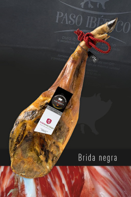 Paleta Ibérica de bellota 100% Raza Ibérica Pata Negra Brida Negra de Guijuelo (Salamanca)