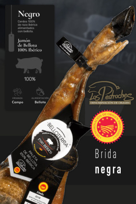 Paleta de Bellota 100% Raza Ibérica D.O. Los Pedroches Brida Negra del Valle de los Pedroches (Córdoba)