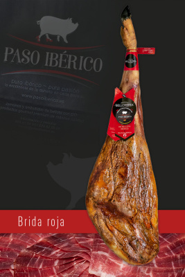 Jamón de Bellota 50% Raza Ibérica Brida Roja del Valle de los Pedroches (Córdoba)