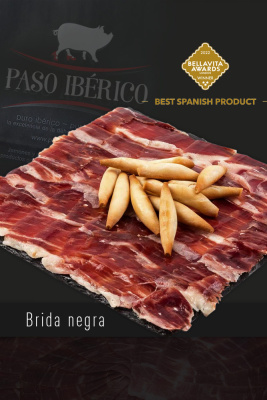Pata Negra. Jamón Ibérico de Bellota 100% Raza Ibérica Brida Negra de Guijuelo (Salamanca)