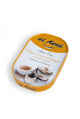 Boquerón en vinagre en Aceite de Girasol 125 gr 'Serie Oro' El Menú