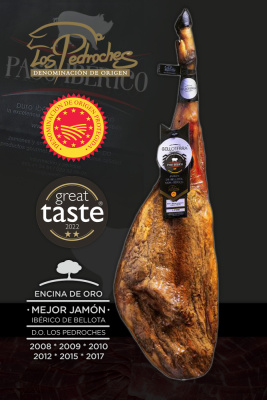 Jamón de Bellota 100% Raza Ibérica Brida Negra con DO Los Pedroches