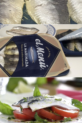 Filetes de sardinas marinadas 'El Menu'