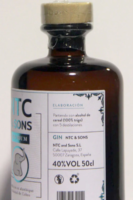 Ginebra Premium Edition NTC&SONS. 50 cl